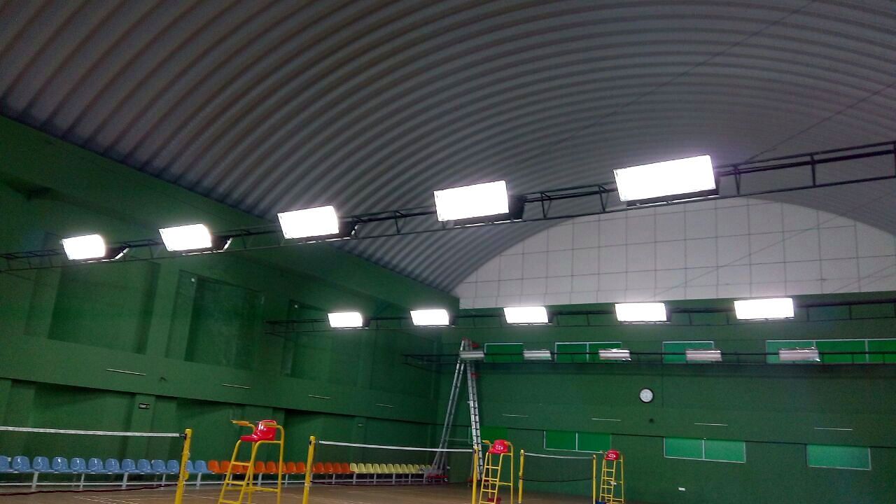 Covered indoor sports facility from the Arch Roof project portfolio
