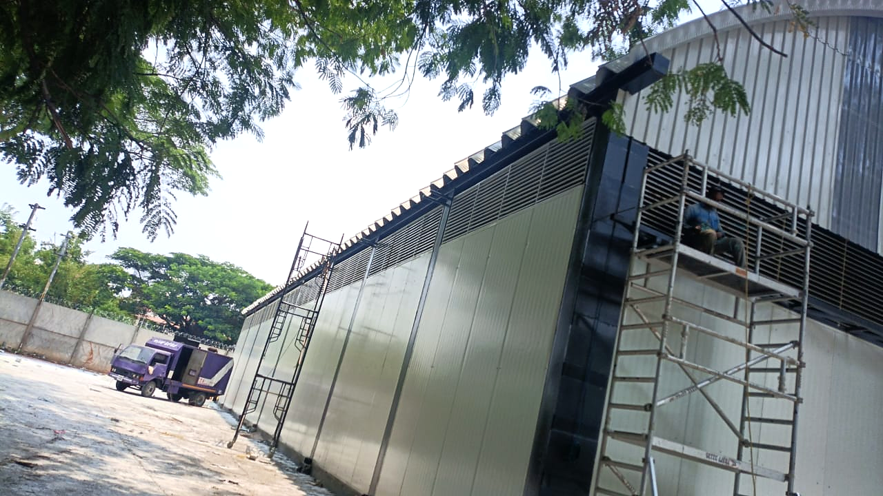 Industrial roof and wall cladding project from the Arch Roof portfolio