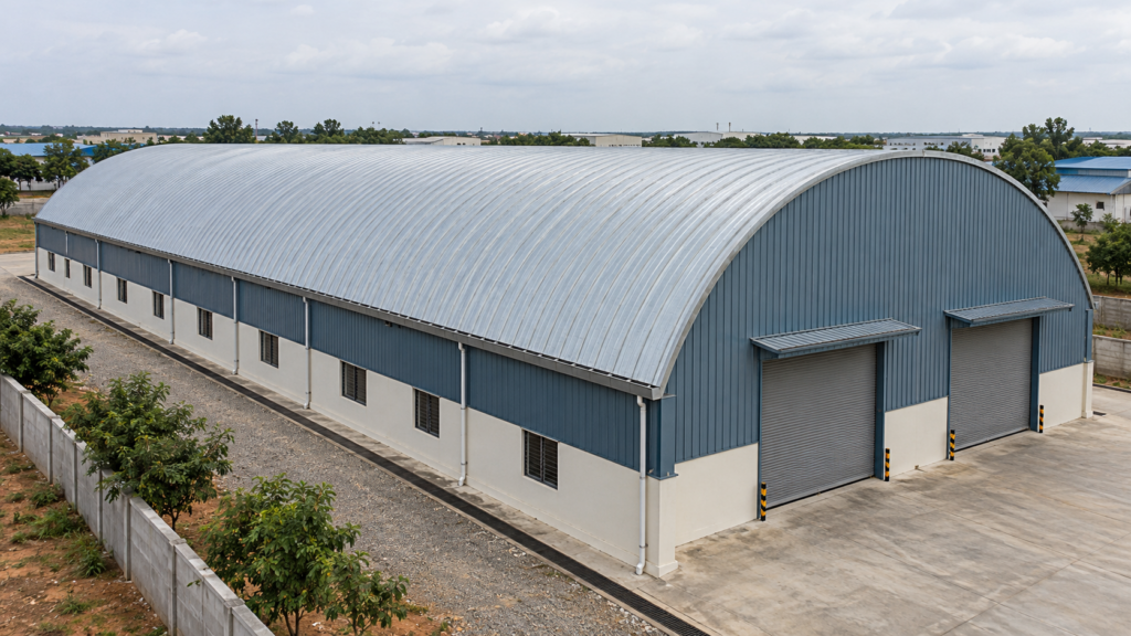 Single Radius Trussless Roofing: One Curve, More Possibilities